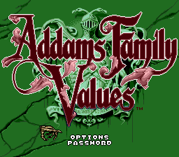 Addams Family Values screenshot 3 for Sega Mega Drive